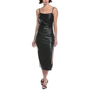 Marion Womens Slit Maxi Dress, Black